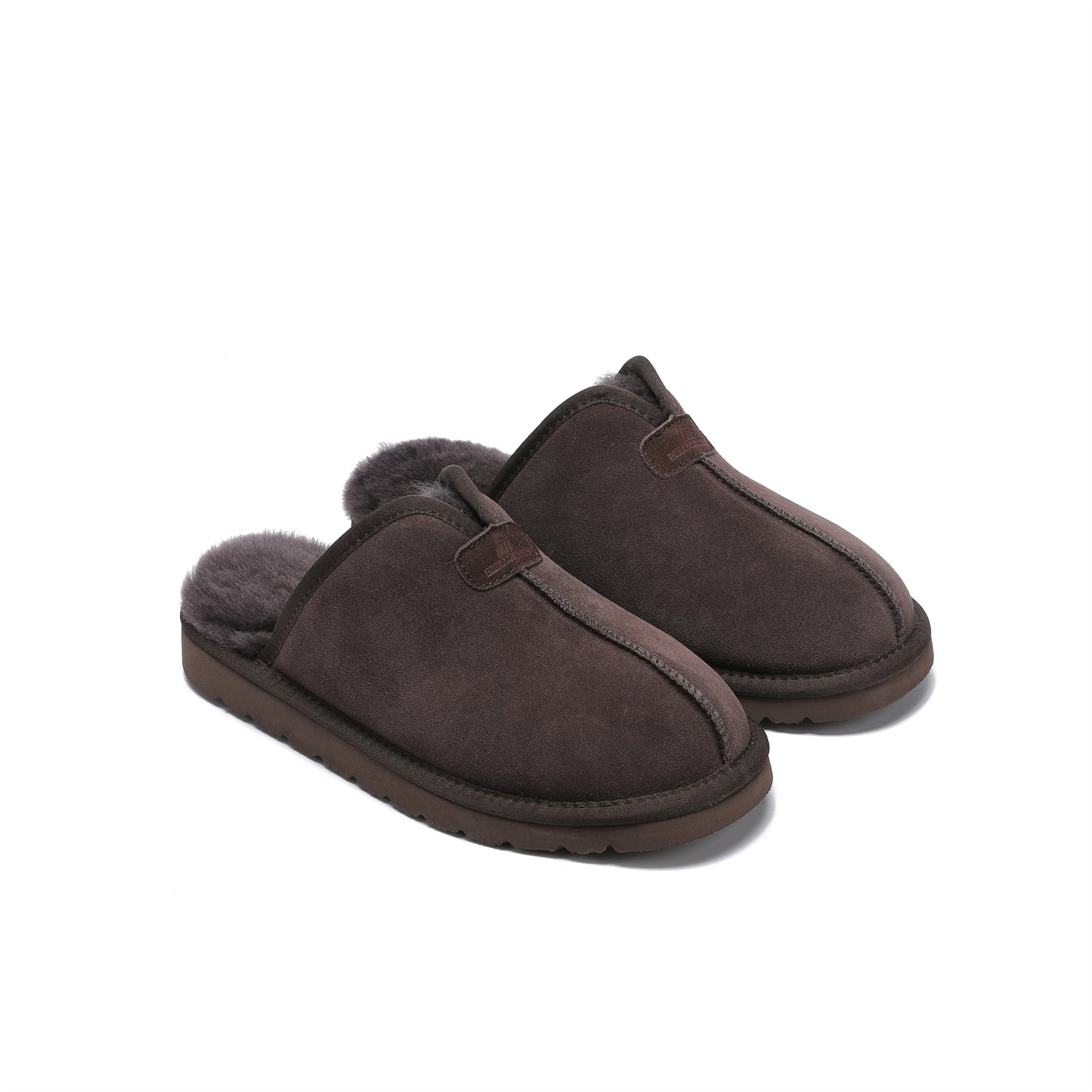 Men's Premium Australian Sheepskin Scuff Slippers