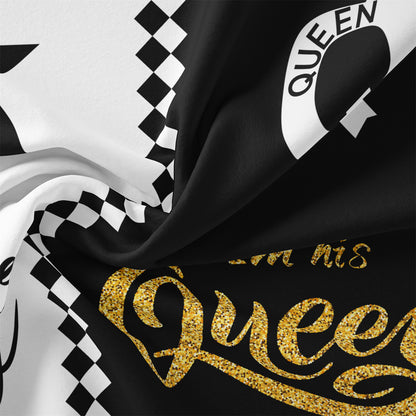 Dreammers King Queen Black White Glitter Couple Duvet Cover Set, Romantic Luxury Soft Bedding Set with Pillowcases
