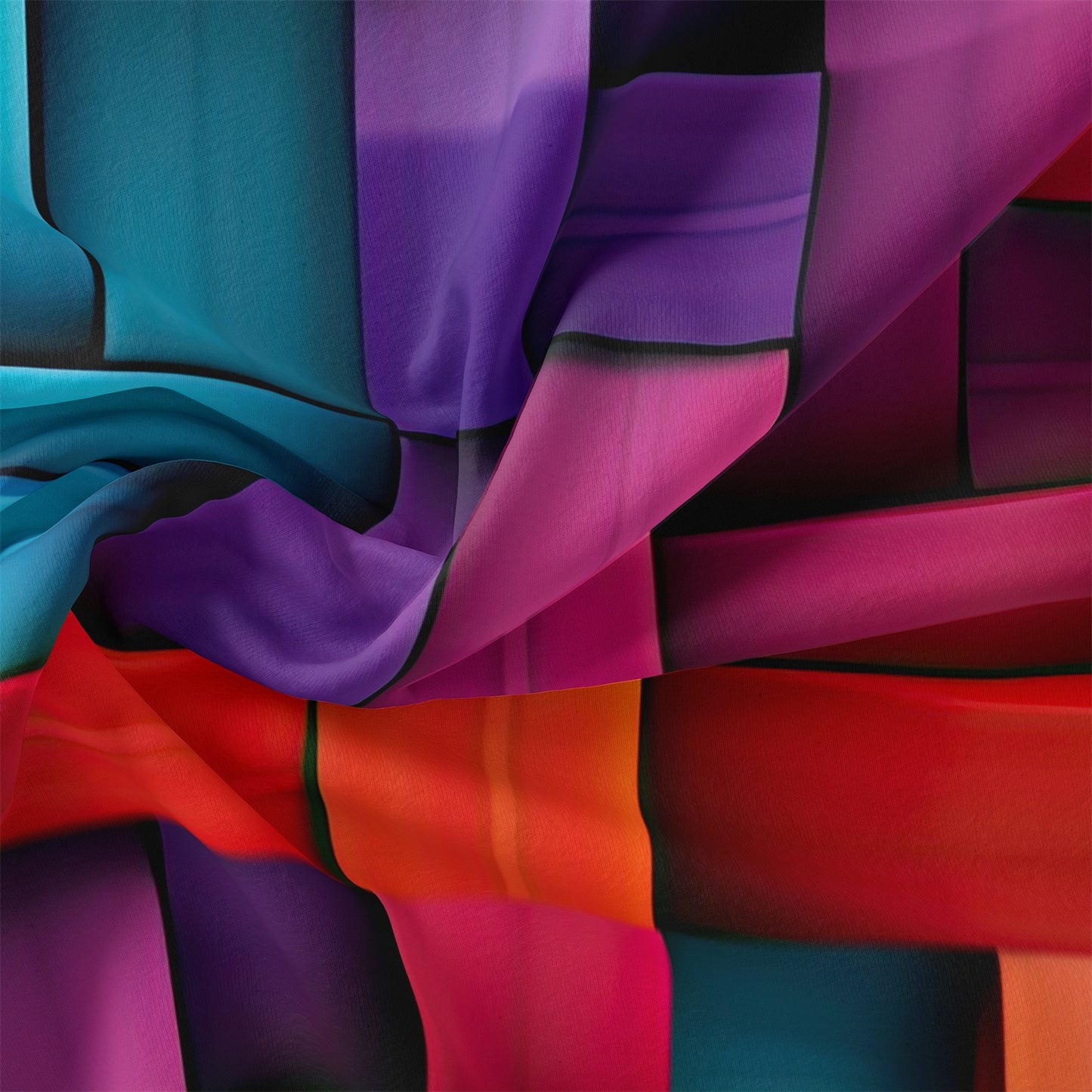 Dreammers Colorful Woven Geometric Duvet Cover Set, Vibrant Soft Bedding Set with Pillowcases
