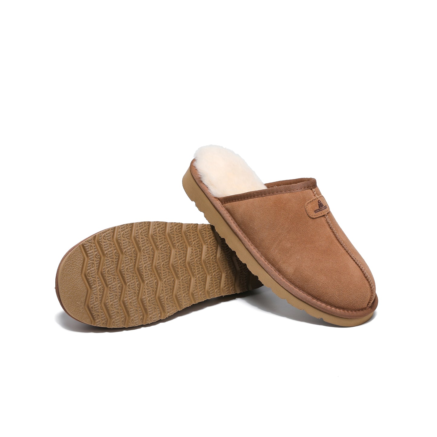 Men Australian Sheepskin Scuff Slippers