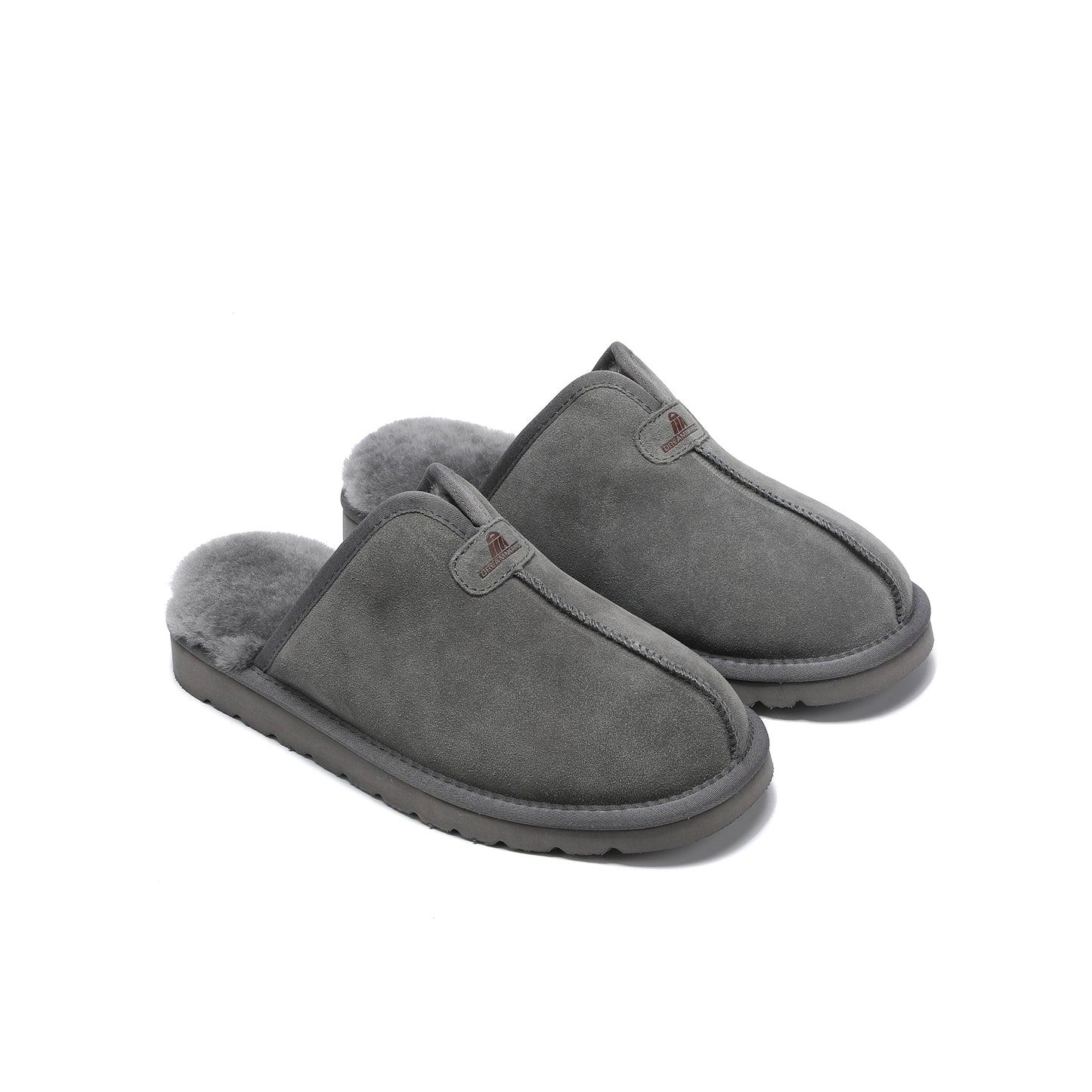 Men's Premium Australian Sheepskin Scuff Slippers