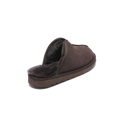 Men's Premium Australian Sheepskin Scuff Slippers