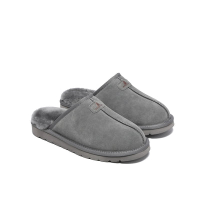 Men Australian Sheepskin Scuff Slippers