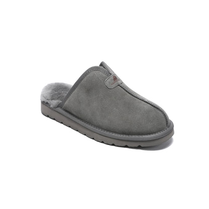 Men's Premium Australian Sheepskin Scuff Slippers