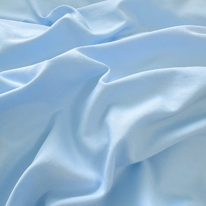 3Pcs Blue Eye Embroidery Printed Quilt Duvet Cover Bedding Set