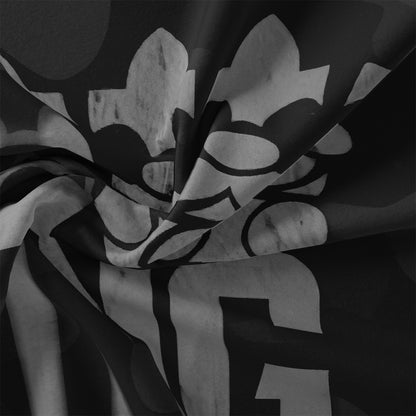 Dreammers King Crown Duvet Cover Set, Black Grey Modern Soft Bedding Set for Men